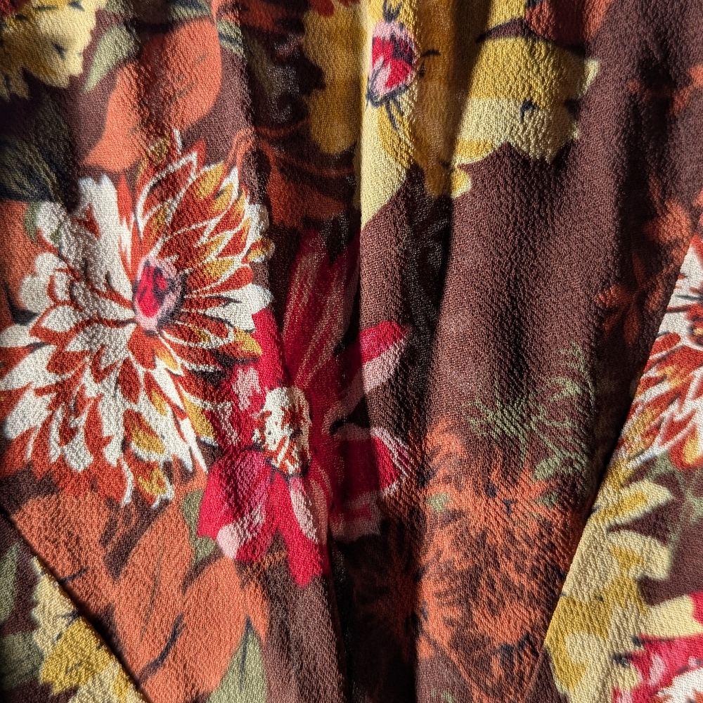 80's Vintage Cabi Reversible Skirt/Dress Fall Colors, Size S - Picture 5 of 6